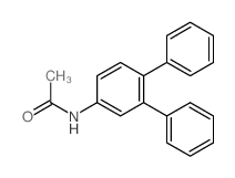 N-(3,4-diphenylphenyl)acetamide结构式