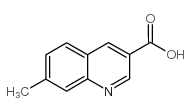 7-甲基喹啉-3-羧酸结构式