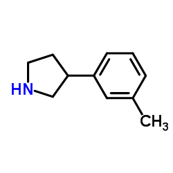 3-(3-Methylphenyl)pyrrolidine structure