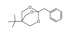 4-benzyl-1-tert-butyl-3,5,8-trioxabicyclo[2.2.2]octane Structure