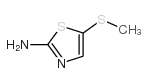 5-(Methylthio)-2-thiazolamine structure