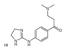 1-[4-(4,5-dihydro-1H-imidazol-2-ylamino)phenyl]-3-(dimethylamino)propan-1-one,hydroiodide结构式