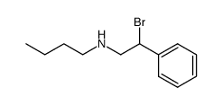 N-Butyl-2-brom-2-phenyl-aethylamin结构式