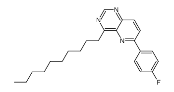 6-(4-fluorophenyl)-4-n-decyl-pyrido[3,2-d]pyrimidine Structure