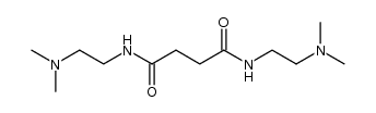 N,N'-bis-(2-dimethylamino-ethyl)-succinamide Structure