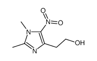 2-(1,2-dimethyl-5-nitroimidazol-4-yl)ethanol Structure