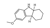 1H-CARBAZOLE, 2,3,4,4A,9,9A-HEXAHYDRO-6-METHOXY- structure