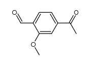 acetyl-4 methoxy-2 benzaldehyde Structure