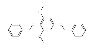 3,6-dibenzyloxy-2,4-dimethoxybenzaldehyde结构式