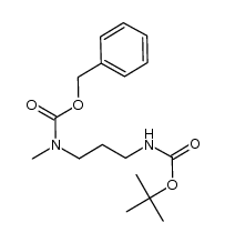 N-Boc-(3-Cbz-methylaminopropyl)amine Structure