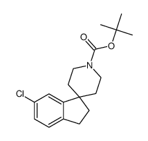 Tert-Butyl 6-Chloro-2,3-Dihydrospiro[Indene-1,4-Piperidine]-1-Carboxylate Structure