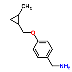 4-(2-Methyl-cyclopropylmethoxy)-benzylamine Structure