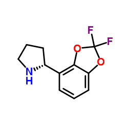 (2R)-2-(2,2-Difluoro-1,3-benzodioxol-4-yl)pyrrolidine Structure