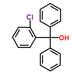 (2-Chlorophenyl)diphenyl-methanol-d5结构式