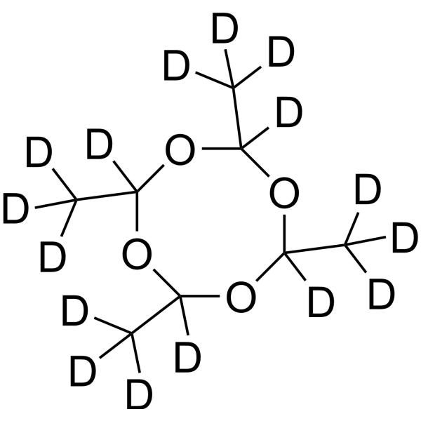 Metaldehyde-d16 structure