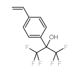 1,1,1,3,3,3-六氟-2-(4-乙烯基苯基)-2-丙醇结构式