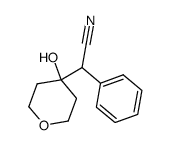 (4-hydroxytetrahydro-2H-pyran-4-yl)(phenyl)acetonitrile结构式