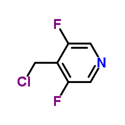 4-(Chloromethyl)-3,5-difluoropyridine结构式