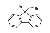 9-bromo-9-bromomethyl-fluorene Structure