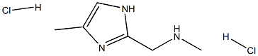 N-Methyl-1-(4-methyl-1H-imidazol-2-yl)methanamine dihydrochloride Structure