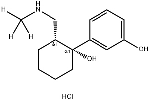 [2H3]-N,O-二去甲基曲马多盐酸盐结构式