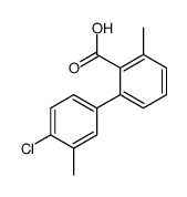 2-(4-chloro-3-methylphenyl)-6-methylbenzoic acid结构式