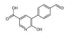 5-(4-formylphenyl)-6-oxo-1H-pyridine-3-carboxylic acid Structure