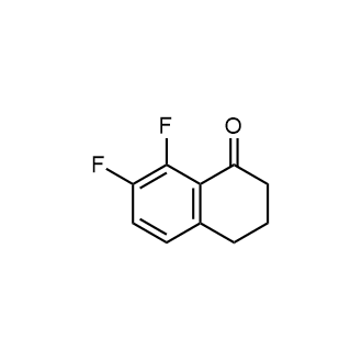 7,8-Difluoro-3,4-dihydronaphthalen-1(2H)-one Structure