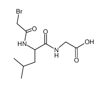 N-bromoacetylleucylglycine结构式