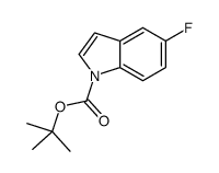 1-(tert-Butoxycarbonyl)-5-fluoroindole Structure