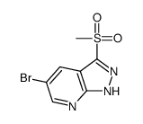 5-bromo-3-methylsulfonyl-2H-pyrazolo[3,4-b]pyridine Structure