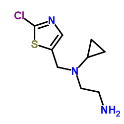 N-[(2-Chloro-1,3-thiazol-5-yl)methyl]-N-cyclopropyl-1,2-ethanediamine Structure