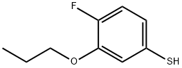 4-Fluoro-3-n-propoxythiophenol Structure