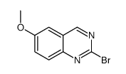 2-bromo-6-methoxyquinazoline Structure