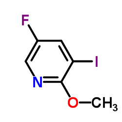 5-Fluoro-3-iodo-2-methoxypyridine结构式