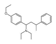 1-(4-ethoxyphenyl)-N,N-diethyl-3-phenylbutan-1-amine Structure