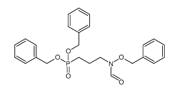 dibenzyl (3-(N-(benzyloxy)formamido)propyl)phosphonate结构式