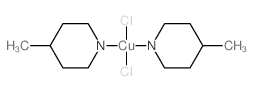 Copper,dichlorobis(4-methylpyridine)-结构式