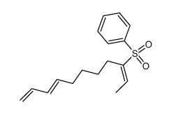 (E,E)-9-(phenylsulfonyl)-1,3,9-undecatriene结构式