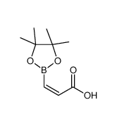 (E)-3-(4,4,5,5-tetramethyl-1,3,2-dioxaborolan-2-yl)prop-2-enoic acid Structure