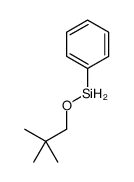 2,2-dimethylpropoxy(phenyl)silane Structure