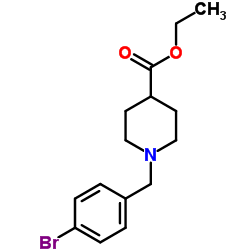 Ethyl1-(4-Bromo-benzyl)-piperidine-4-carboxylate Structure