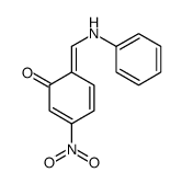 6-(anilinomethylidene)-3-nitrocyclohexa-2,4-dien-1-one Structure