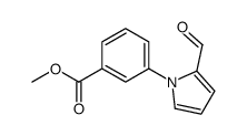 3-(2-FORMYL-1H-PYRROL-1-YL)-BENZOIC ACID METHYL ESTER结构式