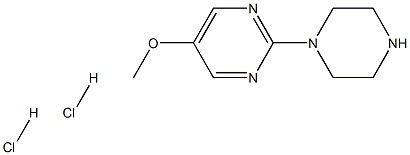 5-Methoxy-2-(piperazin-1-yl)pyrimidine dihydrochloride Structure
