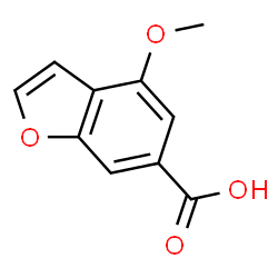 4-Methoxy-1-benzofuran-6-carboxylic acid Structure