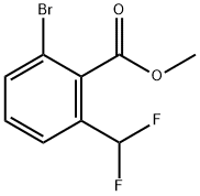 Methyl 2-bromo-6-(difluoromethyl)benzoate Structure