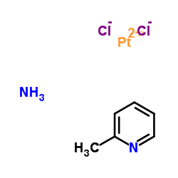 甲啶铂,吡铂结构式