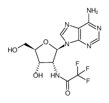 2'-TFA-NH-2'-Deoxyadenosine structure