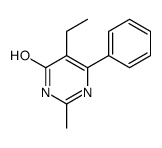 5-ethyl-2-methyl-6-phenyl-1H-pyrimidin-4-one结构式